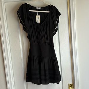 Ramy Brook - Teresa Dress - size L - Black - NWT - perfect holiday party dress